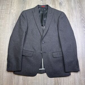 John Varvatos Blazer Sport Coat Striped Wool 2 Button Unstructured Size 36R